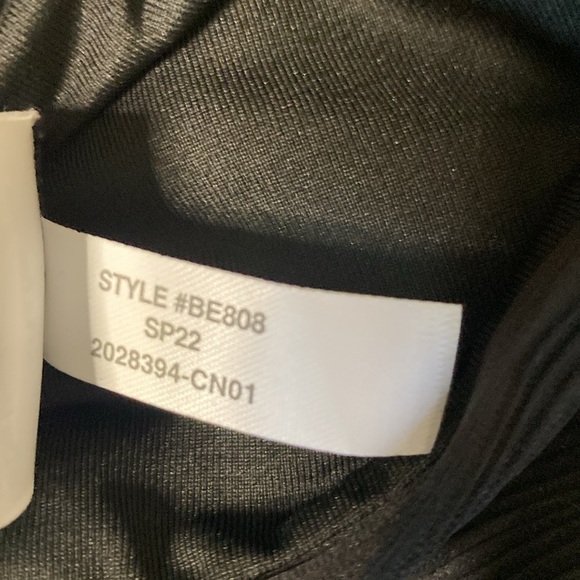 J. Crew NWT Black Ribbed High Rise Cheeky Bikini Bottom Women’s Size Small - Picture 4 of 6